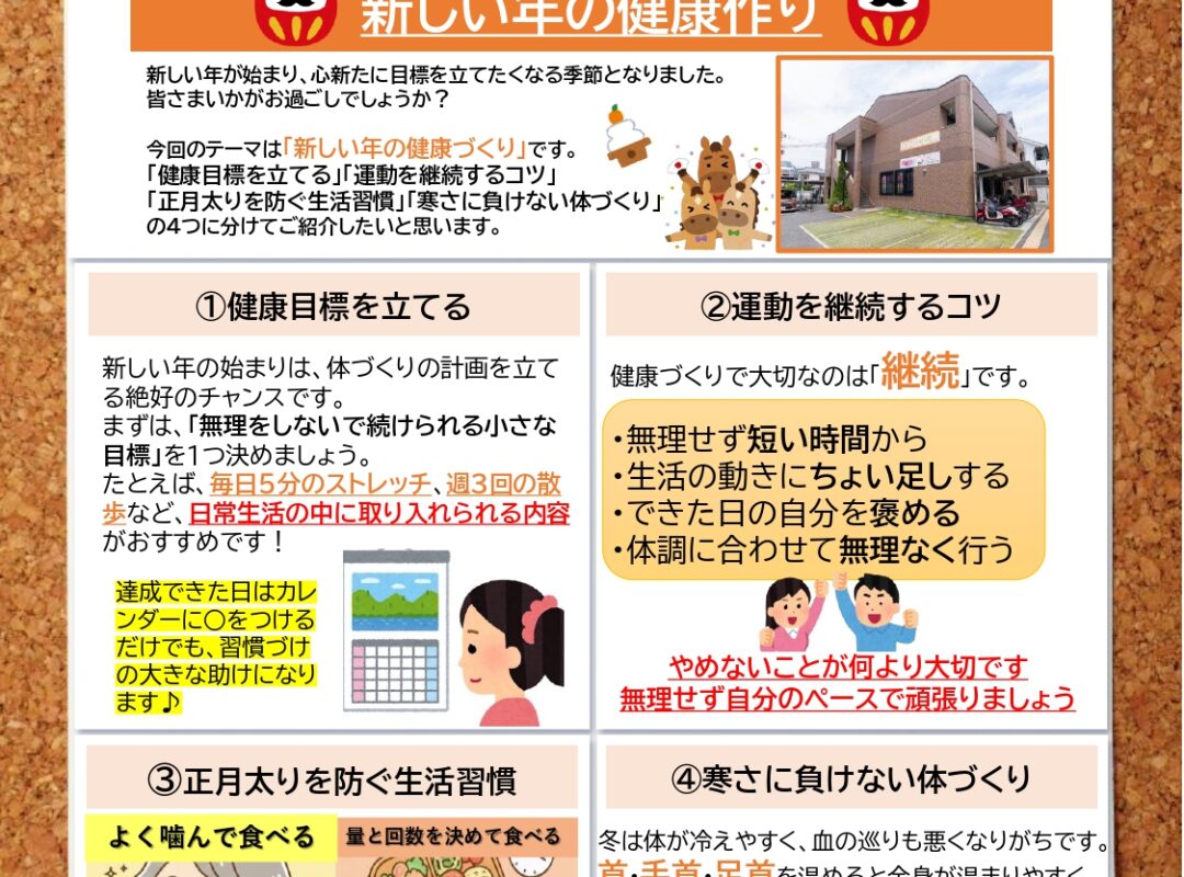 2026年1月【月刊はつらつ健康通信Vol.87】